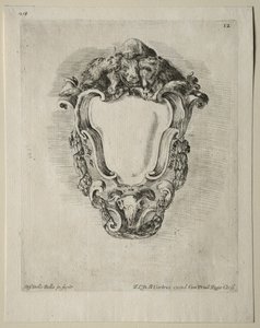 Collezione di Vari Capricci e Nuovi Disegni di Cartouches e Ornamenti: No 12 da Stefano della Bella