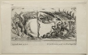 Collezione di vari capricci e nuovi disegni di cartigli e ornamenti: No 14 da Stefano della Bella
