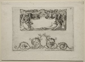 Collezione di Vari Capricci e Nuovi Disegni di Cartouches e Ornamenti: No 16