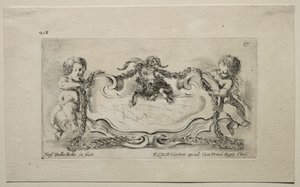 Collezione di vari capricci e nuovi disegni di cartigli e ornamenti: No 17