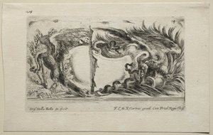 Collezione di vari capricci e nuovi disegni di cartouches e ornamenti: No 14 da Stefano della Bella