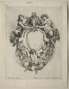 Collezione di vari capricci e nuovi disegni di cartigli e ornamenti: n. 11 da Stefano della Bella