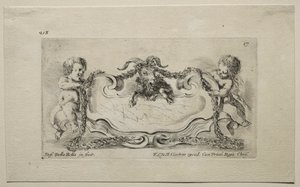 Collezione di vari capricci e nuovi disegni di cartigli e ornamenti: No 17 da Stefano della Bella