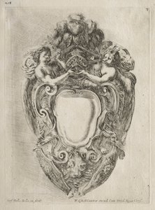 Collezione di vari capricci e nuovi disegni di cartigli e ornamenti: No. 3 da Stefano della Bella
