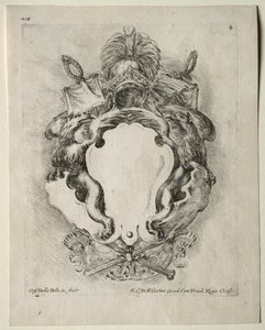 Collezione di vari capricci e nuovi disegni di cartigli e ornamenti: No. 4 da Stefano della Bella