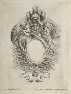 Collezione di vari capricci e nuovi disegni di cartigli e ornamenti: No. 5 da Stefano della Bella