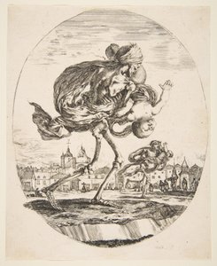 La morte che porta un bambino, da Le cinque morti Les cinq Morts, ca. 1648