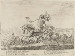 Morte sul campo di battaglia da Stefano della Bella