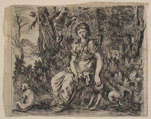 Diana, da Gioco della Mitologia da Stefano della Bella