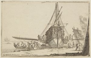 Imbarco (Varie figure) da Stefano della Bella