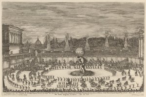Ingresso del Principe di Toscana, 1661 da Stefano della Bella