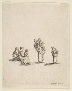 Quattro Donne Mendicanti da Stefano della Bella