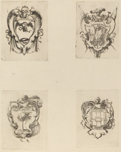 Quattro emblemi per il funerale del Principe Francesco de