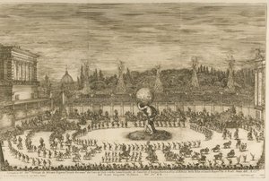 Il mondo festeggiante, balletto a cavallo in occasione del matrimonio di Cosimo de