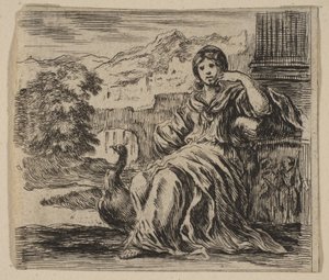 Giunone, dal Gioco della Mitologia da Stefano della Bella