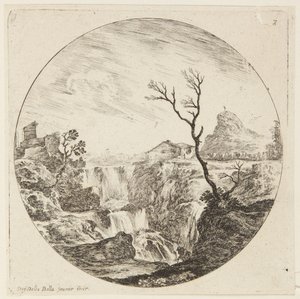 Paesaggio (Paesaggi e rovine di Roma, 7) da Stefano della Bella
