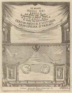 Le Nozze degli Dei: Frontespizio, 1637 da Stefano della Bella