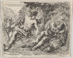 Mercurio e Argo, dal Gioco della Mitologia Jeu de la Mythologie, 1644