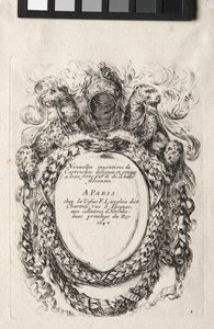 Nuovo modello per un cartiglio, 1647 da Stefano della Bella