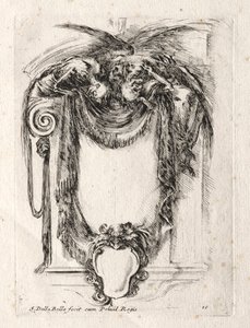 Nuovo modello per un cartiglio, 1647 da Stefano della Bella