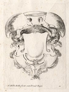 Nuovo modello per un cartiglio, 1647 da Stefano della Bella