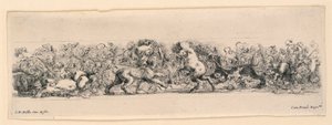 Ornamenti di fregi e fogliami da Stefano della Bella