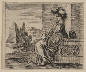 Pallade, da Gioco della Mitologia da Stefano della Bella