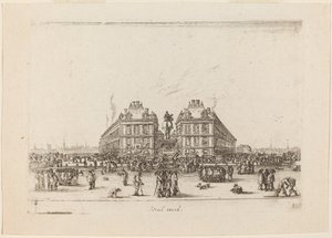 Place Dauphine, 1642 da Stefano della Bella