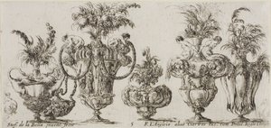 Tavola cinque dalla Collezione di vari vasi da Stefano della Bella