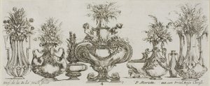Piatto quattro dalla collezione di vari vasi da Stefano della Bella