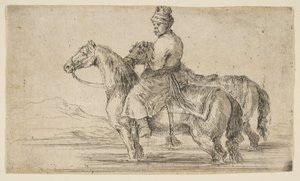 Cavaliere polacco che lava i cavalli da Stefano della Bella