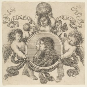 Ritratto di Cosimo de Medici e Marguerite Louise d