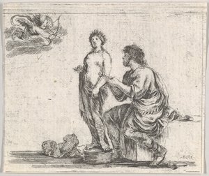 Pigmalione, dal Gioco della Mitologia Jeu de la Mythologie, 1644