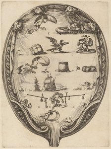 Schermo che raffigura il rebus italiano della Fortuna