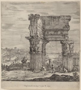 Tempio della Concordia e Foro Romano da Stefano della Bella