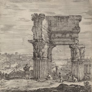 Tempio della Concordia e Foro Romano da Stefano della Bella