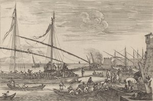 Le fortificazioni di Livorno, probabilmente c. 1654-1655 da Stefano della Bella