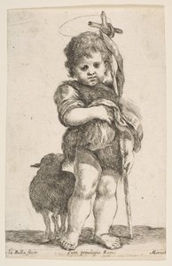 Il Bambino San Giovanni Battista che solleva la sua veste da Stefano della Bella