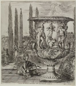 Il Vaso Medici, tavola uno da Le Sei Grandi Vedute di Roma e della Campagna