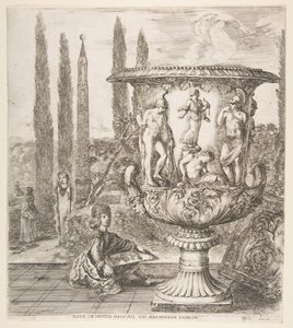 Il vaso Medici, un grande vaso decorato con una rappresentazione del sacrificio da Stefano della Bella
