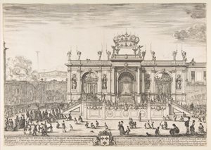 La processione del Santissimo Sacramento da Stefano della Bella