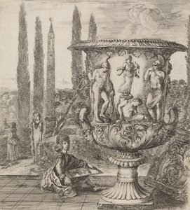Il vaso dei Medici, 1656 da Stefano della Bella