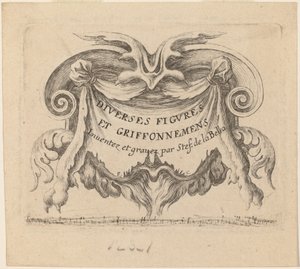 Pagina del titolo per Diverses figures et griffonnements, 1646 da Stefano della Bella