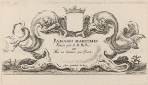 Pagina del titolo per Paysages maritimes da Stefano della Bella