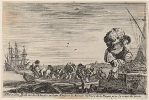 Pagina del Titolo per "Vedute dei Porti del Mare" da Stefano della Bella