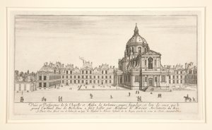 Veue et Perspective de la Chapelle et Maison de Sorbonne da Stefano della Bella