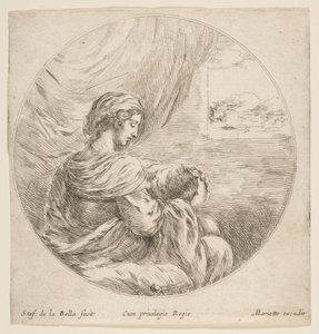 Vergine che allatta il Bambino Gesù, ca. 1641 da Stefano della Bella