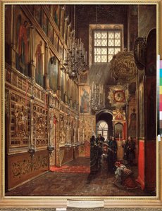 Un servizio religioso nella cattedrale dell
