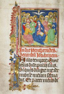 La discesa dello Spirito Santo, 1450-1500 da Stephan Lochner
