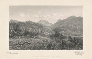 Franconia Notch, Montagne Bianche da Stephen Alonzo Schoff, after George L. Brown